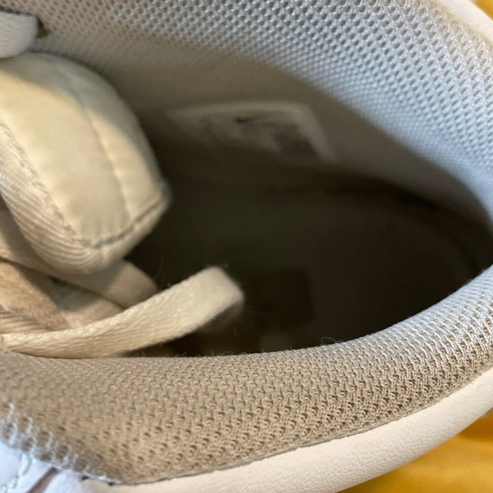 Nike Air Force 1 High Top Sneakers Size 13 White Leather & Mesh Mens - Picture 13 of 13